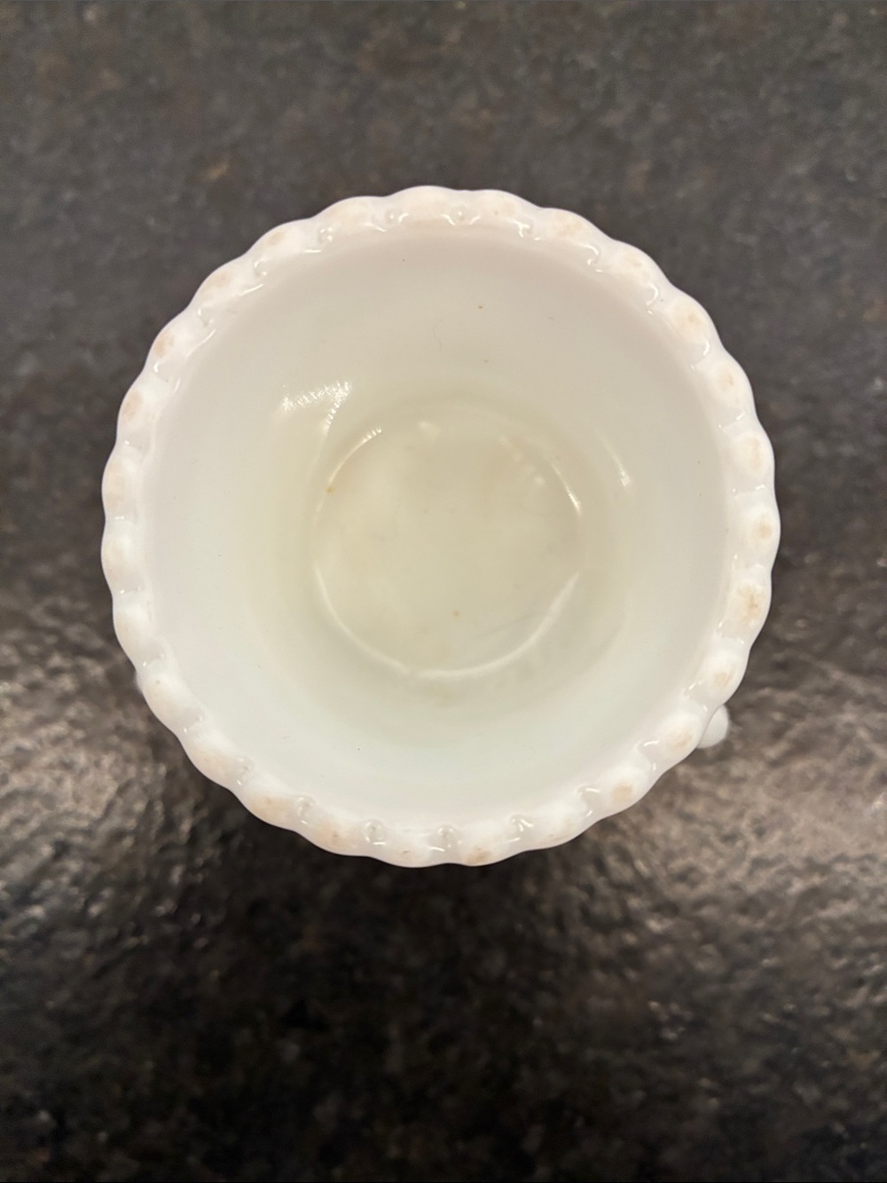 Vintage Westmoreland Milk Glass Swan and Cattails Toothpick Holder - Picture 3 of 7